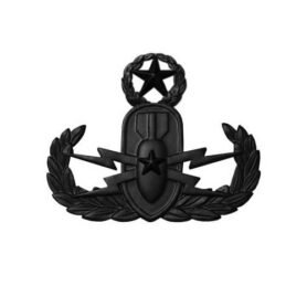 Odznak US EXPLOSIVE ORDANCE DISPOSAL - Master - ČERNÝ