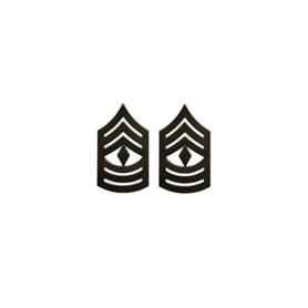 Odznak hodnostní USMC - 1stSgt. - ČERNÝ