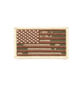 MILITARY RANGE nášivka vlajka USA - MULTICAM VELCRO