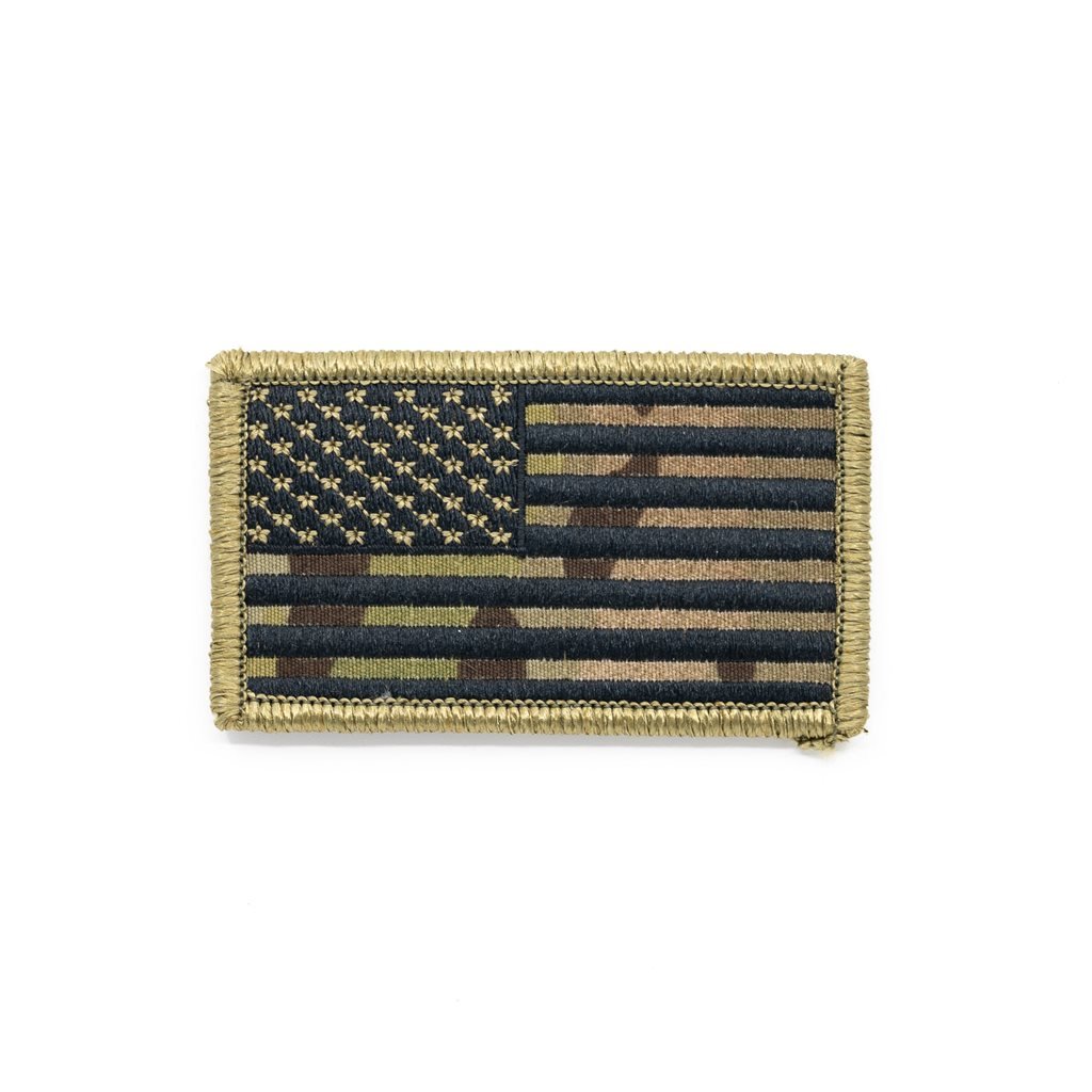 MILITARY RANGE nášivka vlajka USA velcro OCP