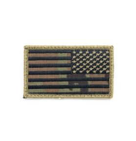 MILITARY RANGE nášivka vlajka USA reverzní velcro OCP
