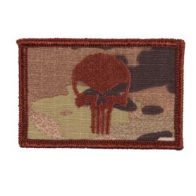 MILITARY RANGE nášivka LEBKA PUNISHER velcro MULTICAM