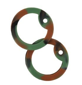 MILITARY RANGE tišítka na US známky WOODLAND pár