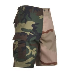 Kraťasy dvoubarevné BDU WOODLAND/3-COL DESERT CAMO vel. XS