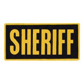 CONDOR OUTDOOR nášivka SHERIFF 15,2 x 7,6 cm ŽLUTÁ