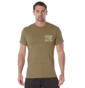 Triko FREEDOM OVER FEAR COYOTE vel. M
