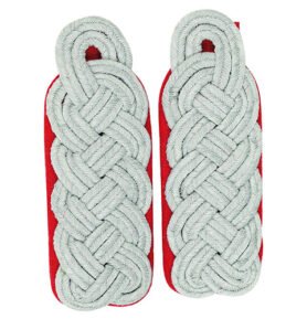 MIL-TEC nárameník WH důstoj.major ČERVENÉ repro