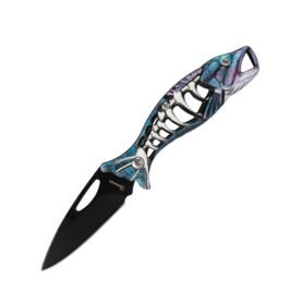 Albainox nůž zavírací FISHING MODRÝ