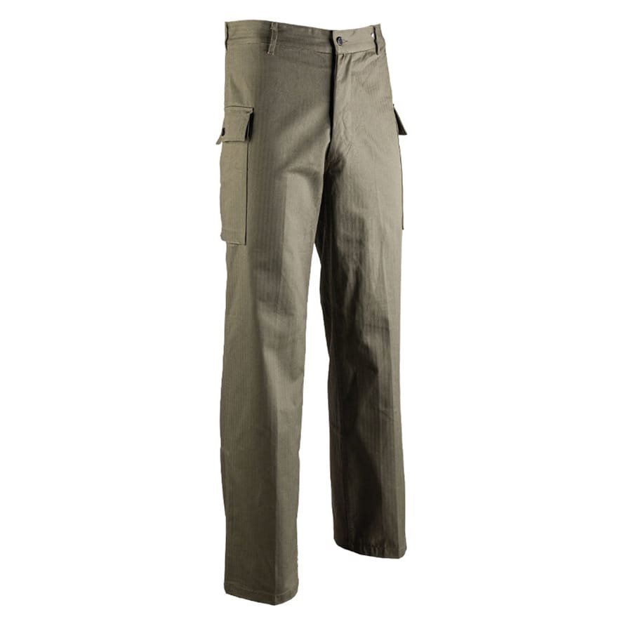 Kalhoty US No.7 HBT repro ZELENÉ vel. XXL