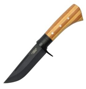 CAMILLUS nůž HUNTER s bambusovou rukojetí a pouzdrem