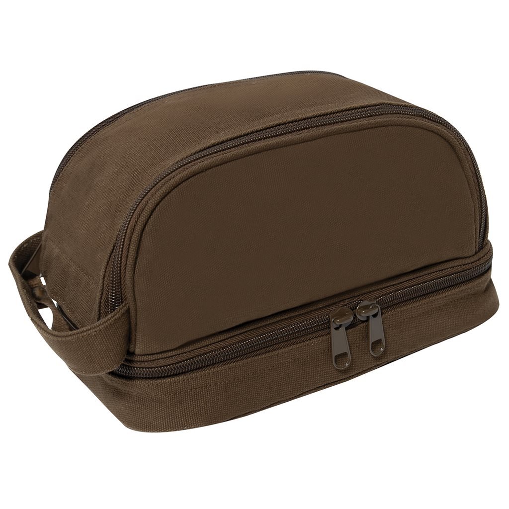 ROTHCO taška DELUXE TRAVEL KIT na toaletní potřeby EARTH BROWN