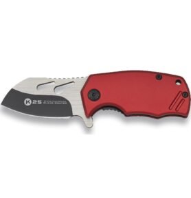 K25 nůž zavírací MINI II s klipem ČERVENÝ