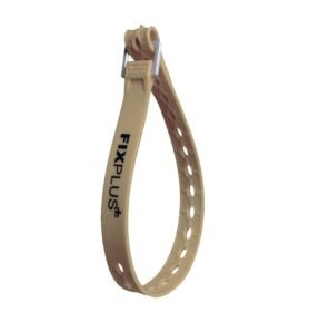 Pásek stahovací gumový FIXPLUS 66 cm TAN