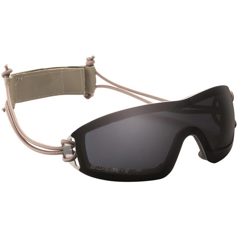 SWISS EYE brýle INFANTRY bezrámové s gumou kouřové sklo