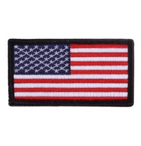 ROTHCO nášivka USA vlajka 4,5 x 8,5 cm ČERNÝ lem