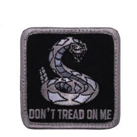 ROTHCO nášivka DON´T TREAD ON ME velcro ČERNÁ