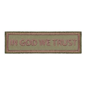 ROTHCO nášivka IN GOD WE TRUST velcro