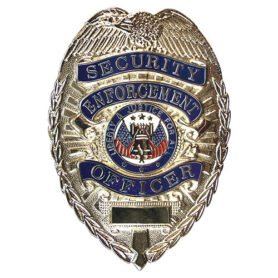 ROTHCO odznak DELUXE SECURITY ENFORCEMENT OFFICER STŘÍBRNÝ