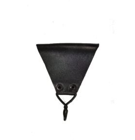 Poutko FRANCOUZSKÉ trojuhelník kožené originál ČERNÉ