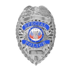 ROTHCO odznak DELUXE SPECIAL POLICE STŘÍBRNÝ