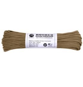 ROTHCO šňůra PARACORD nylon 550LB ø 4 mm / 30 m COYOTE BROWN