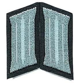 Výložka NVA SOLDAT - VOJÍN - BÍLÁ