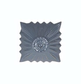 Odznak hodnostní NVA hvězda MATT - ŠEDÁ