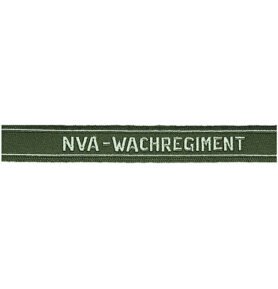 Nášivka páska NVA na rukáv 'WACHREGIMENT D.NVA'