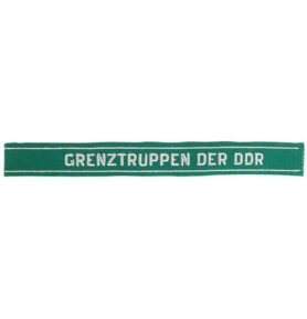 Nášivka páska NVA na rukáv GRENZTUPPEN DER DDR