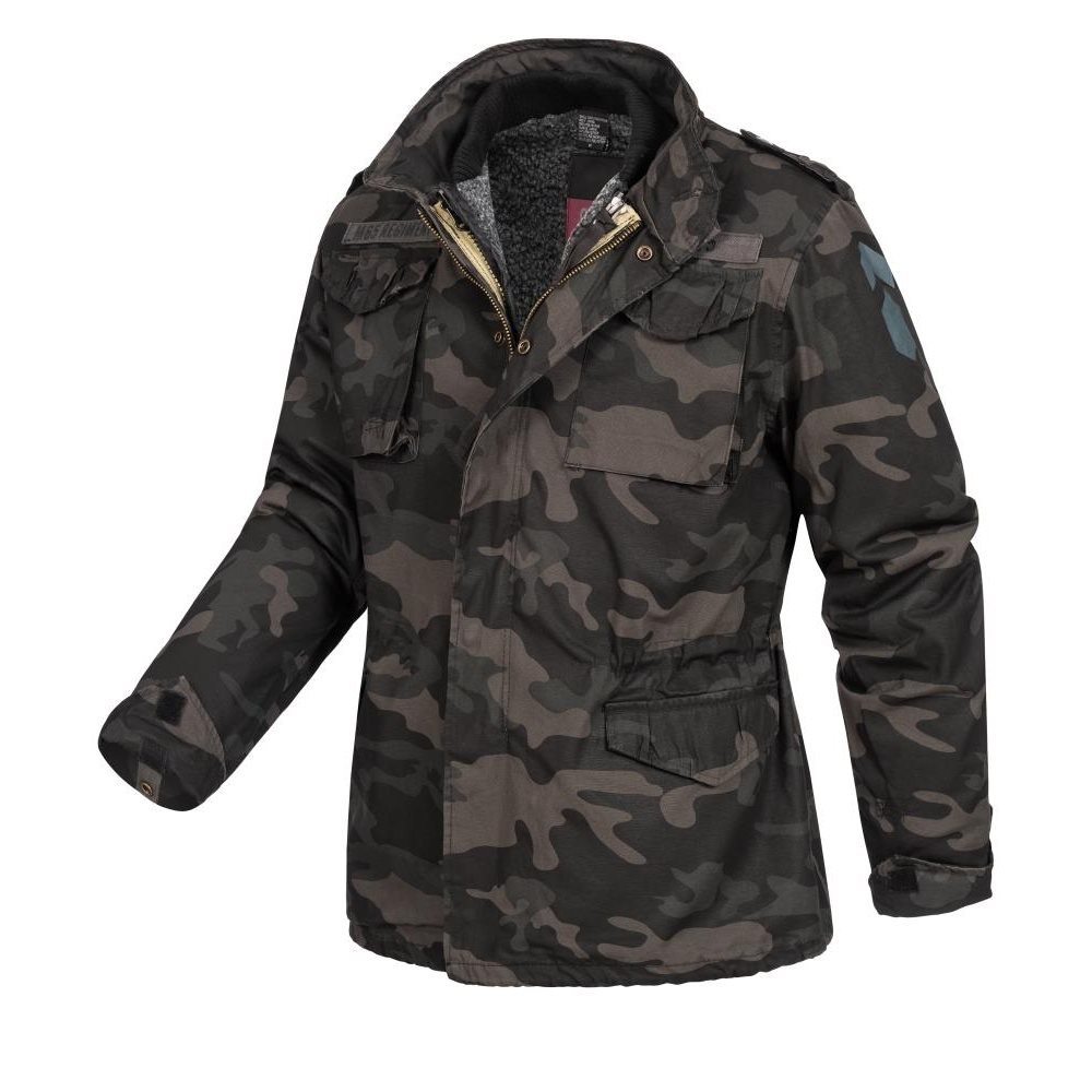 Bunda US M65 REGIMENT s vložkou BLACK CAMO vel. 5XL