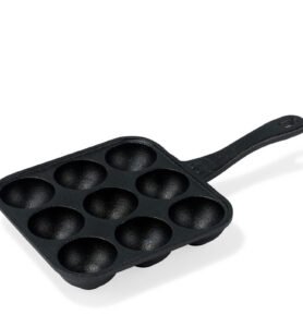 Holm Litinová pánev na lívanečky (9 otvorů)