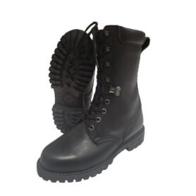 Boty kožené vysoké FRANCOUZSKÉ GORE-TEX ČERNÉ vel. 36