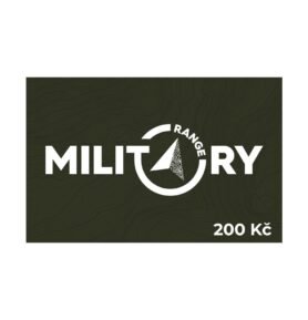 MILITARY RANGE dárkový poukaz MR 200 Kč