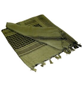 CONDOR OUTDOOR šátek SHEMAGH OLIVOVO/ČERNÝ