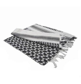 CONDOR OUTDOOR šátek SHEMAGH BÍLO/ČERNÝ