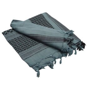 CONDOR OUTDOOR šátek SHEMAGH FOLIAGE-ČERNÝ