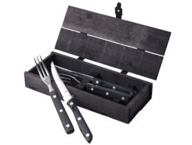 Gense Steakové příbory Old Farmer Black 4 ks