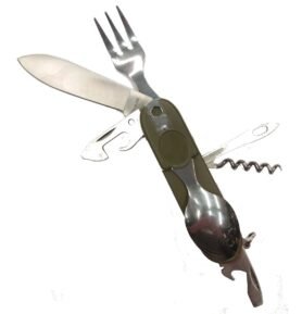 ROTHCO příbor skládací 11 v 1 ZELENÝ