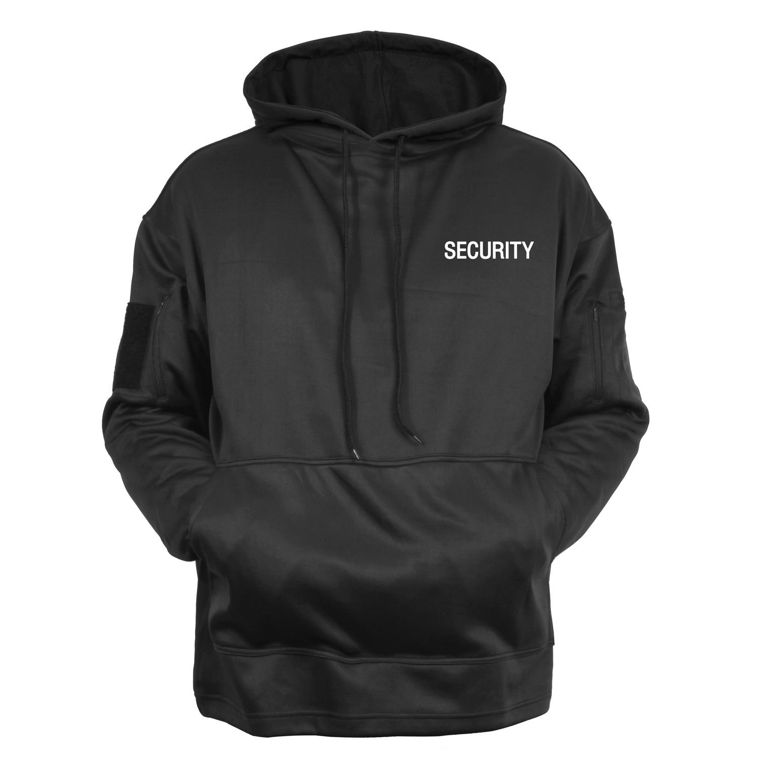 Mikina SECURITY s kapucí ČERNÁ vel. XXL