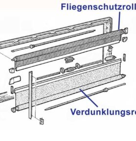 DOMETIC Roleta proti hmyzu pro okna S4 Varianta: Gáza S4, 1100x550 bílá