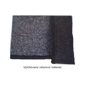 Podlahové rohože do kabiny řidiče Carbest pro Fiat Ducato, Peugeot Boxer, Citroen Jumper Varianta: Fiat Ducato 2002 - 2006, Velurová vpichovaná rohož Plus