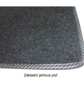 Podlahové rohože do kabiny řidiče Carbest pro Fiat Ducato, Peugeot Boxer, Citroen Jumper Varianta: Fiat Ducato 2006 - 2014, Základní plstěná rohož