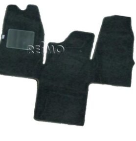 Podlahové rohože Carbest pro Ford Transit Varianta: Koberec do kabiny Ford od roku 2004, Basic, levá ruční brzda, dveře řidiče