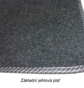 Podlahová rohož Carbest do kabiny řidiče pro Mercedes Benz Sprinter a Volkswagen LT/Crafter Varianta: MB Sprinter/VW Crafter, 2006-2018, Základní plstěná rohož