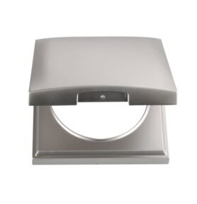 Rámeček zásuvky Berker INTEGRO s výklopným krytem Varianta: matný chrom