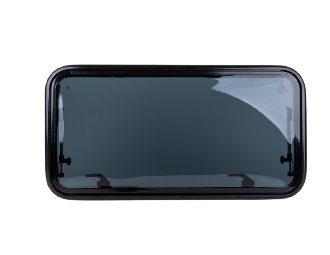 POLYPLASTIC Prohnuté akrylátové výklopné okno PolyVision CURVED Varianta: 280 x 380 mm