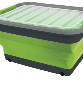 CAMP4 Úložný box 30l skládací s víkem a kolečky Varianta: Skládací box 30l, skládací