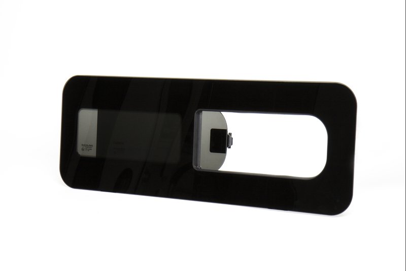 Posuvné okno Carbest z pravého skla - univerzální Varianta: 800 x 450 mm