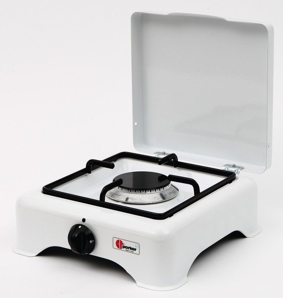 Plynový sporák Parker s 1 hořákem a pojistkou zapalování Varianta: Camp.cooker 1fl.m.brew.30mb