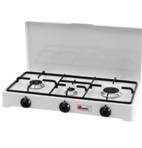 Plynový vařič Parker 3hořáky s bezpečnostním zapalováním Varianta: 30 mbar - 7,65 kW